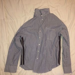 F21 Striped Button Down